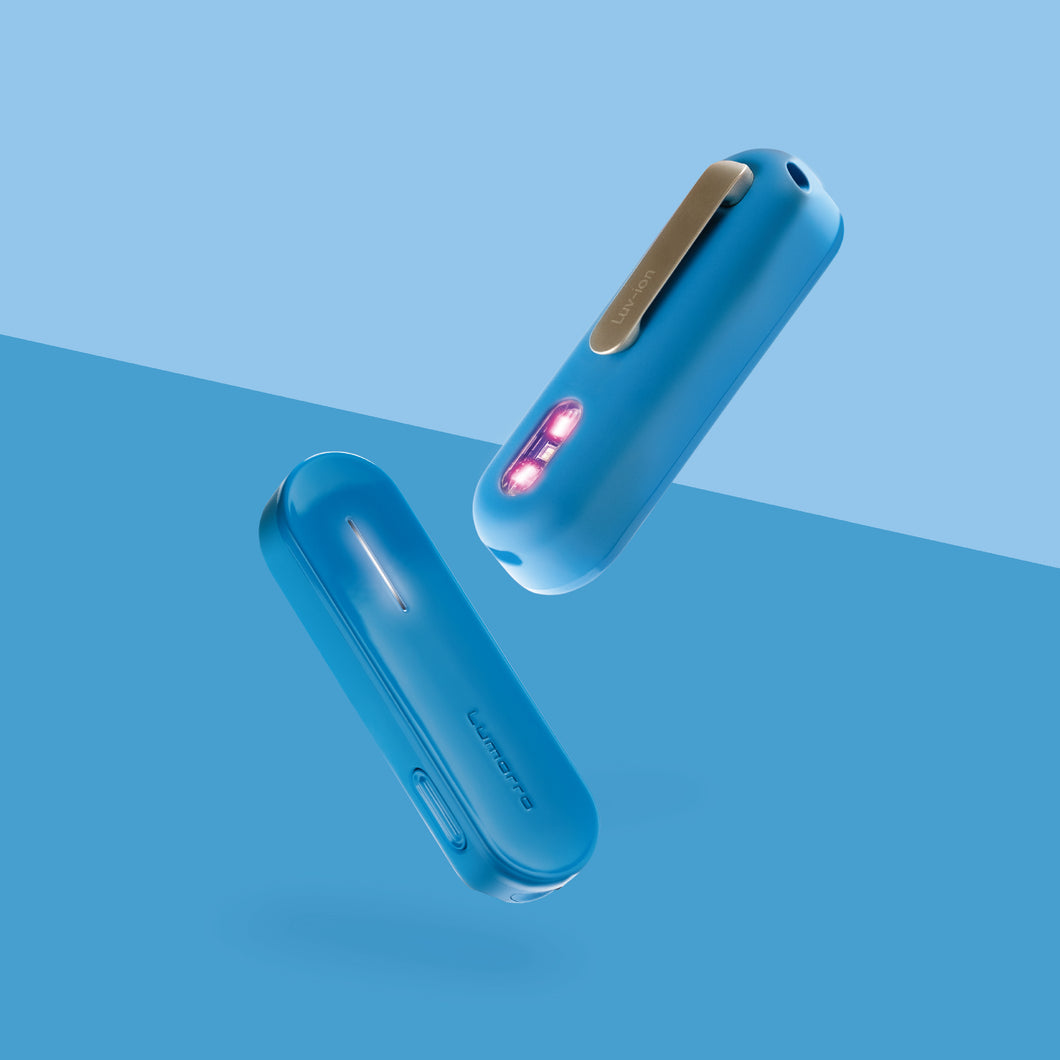 Luv-ion Wearable 2 in 1 Ionic and UVC Sanitizer - Classic Blue